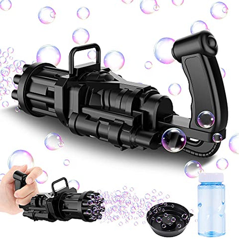Image of Pistola de burbujas con luz led de 21 hoyos