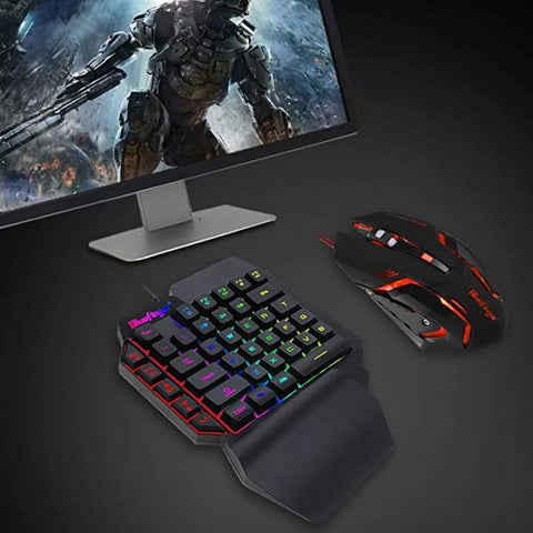 Image of Teclado y mouse One-hand gaming